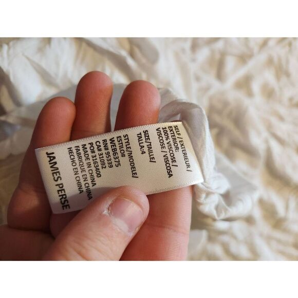 James Perse Chiffon Sundress in calcite sz 4 (Large) - Picture 5 of 5